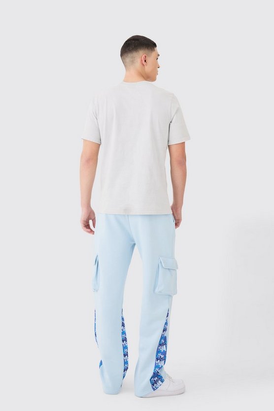 Camouflage Cargo-Jogginghose