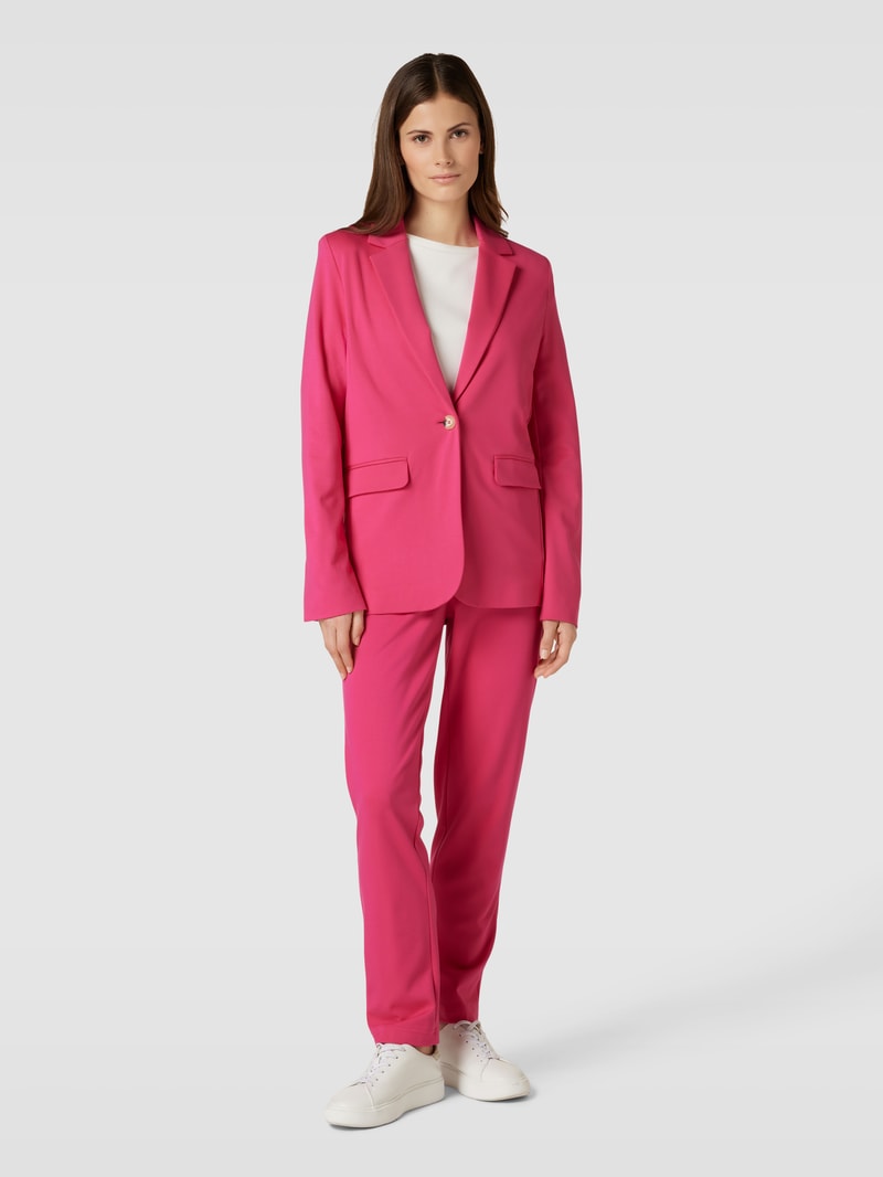 Blazer mit Pattentaschen in pink