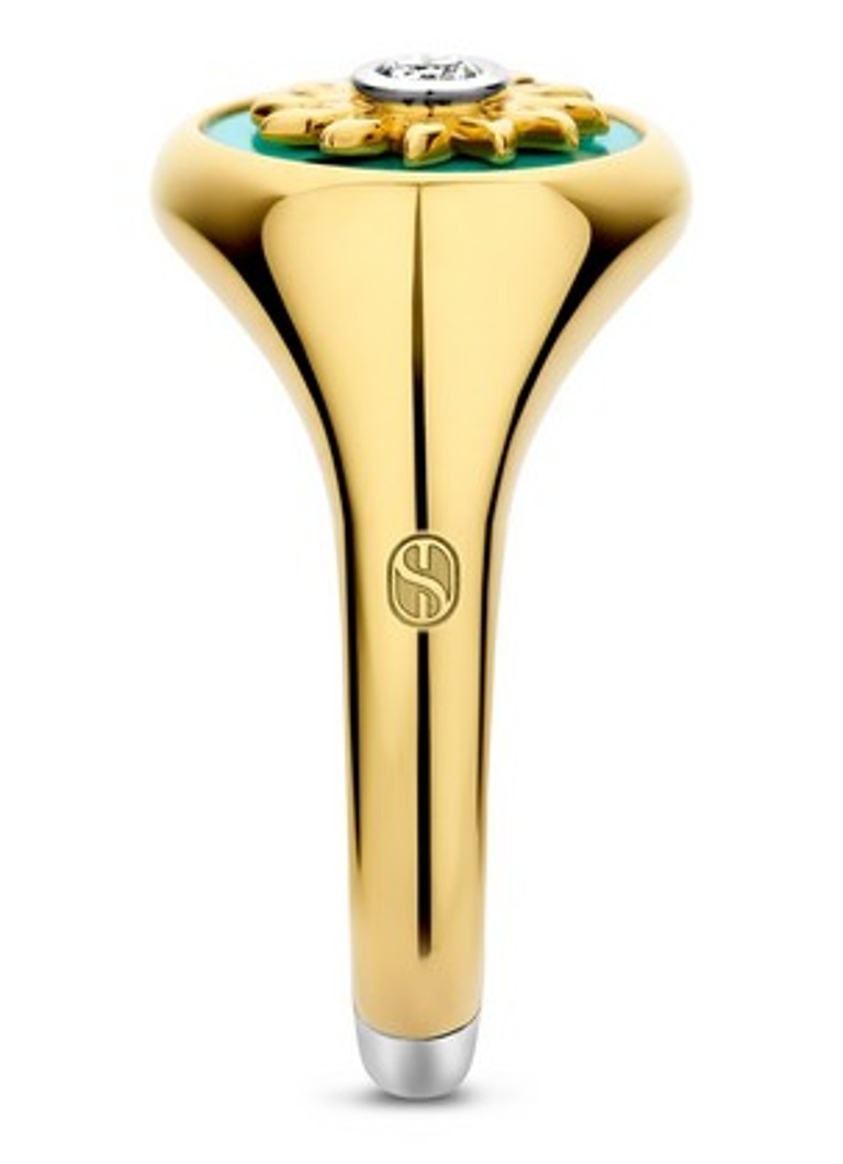 I FEEL YOU - inel Milano placat cu aur 12335TQ