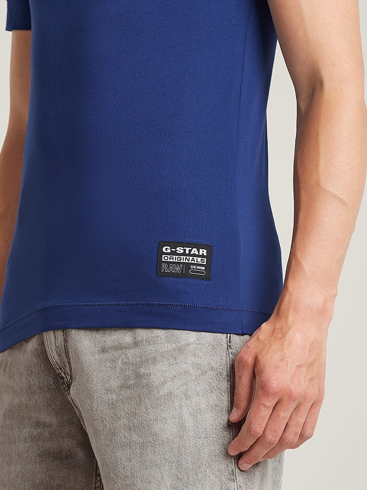 G-Star Shirt in Blau günstig kaufen