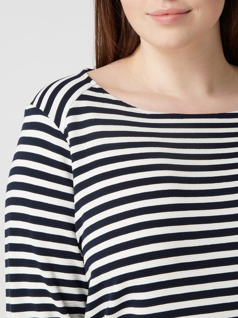 PLUS SIZE Sweatshirt aus Viskosemischung in marineblau