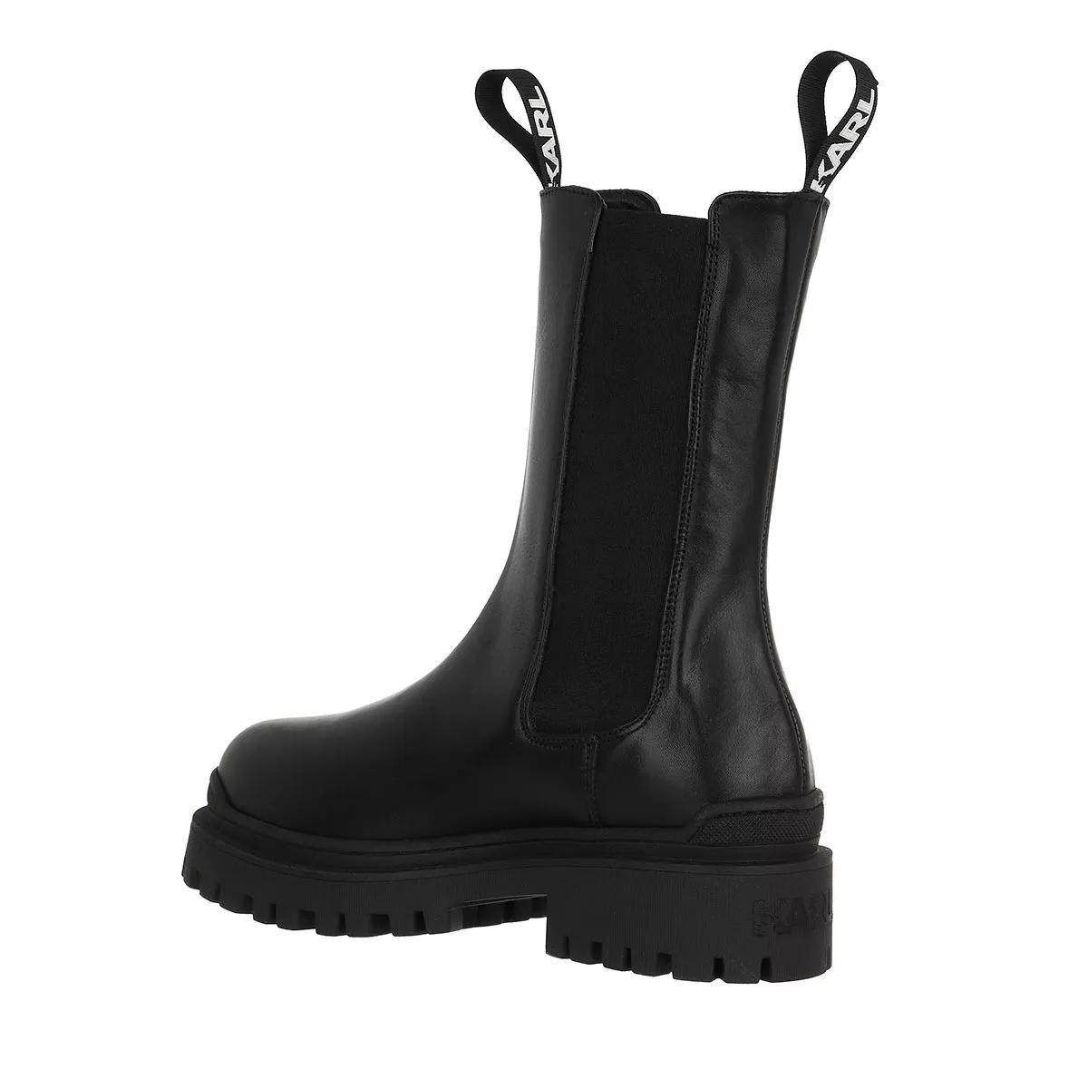 LAGERFELD Stiefeletten schwarz Biker Boot