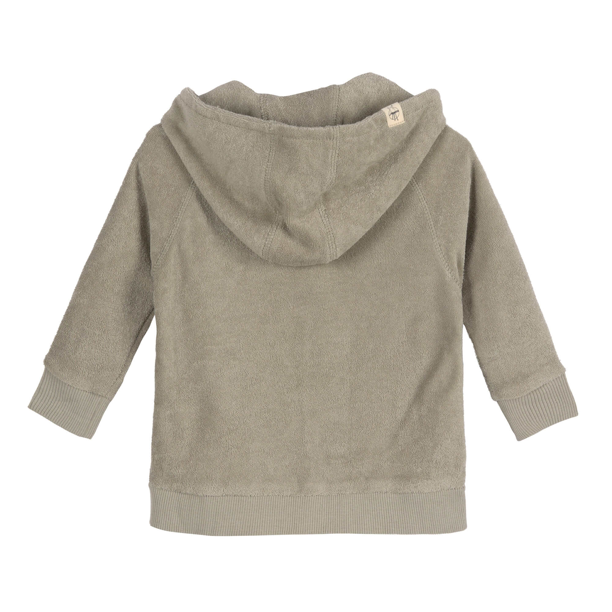 Frottee Jacke Kinder, Oliv