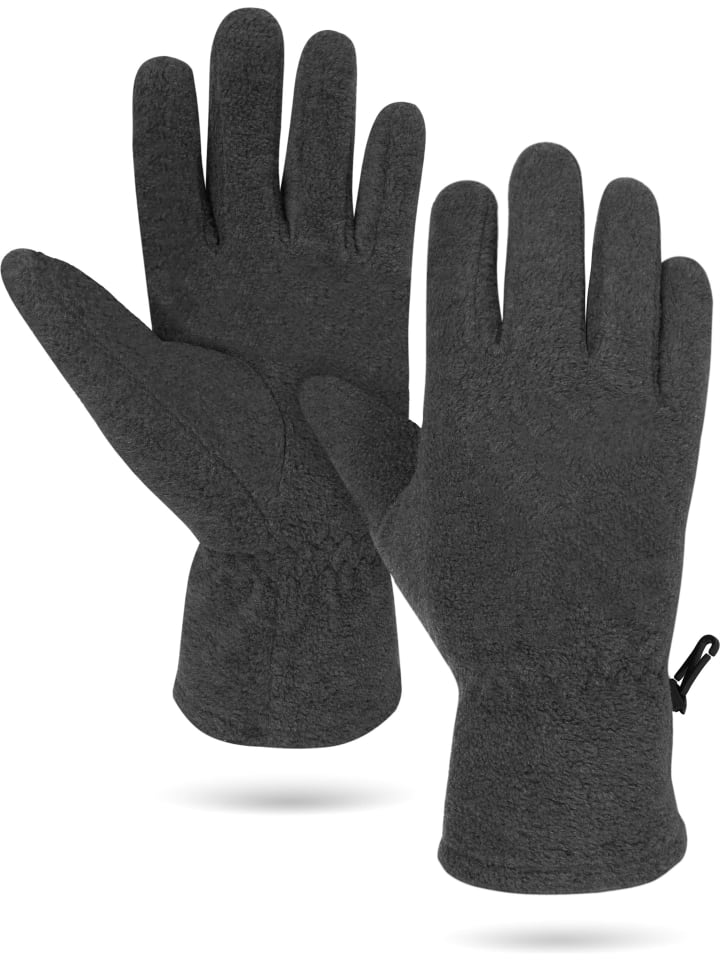 Normani Outdoor Sports Fleece-Handschuhe mit 3M Thinsulate™ (40 g) Arsuk in Anthrazit günstig kaufen