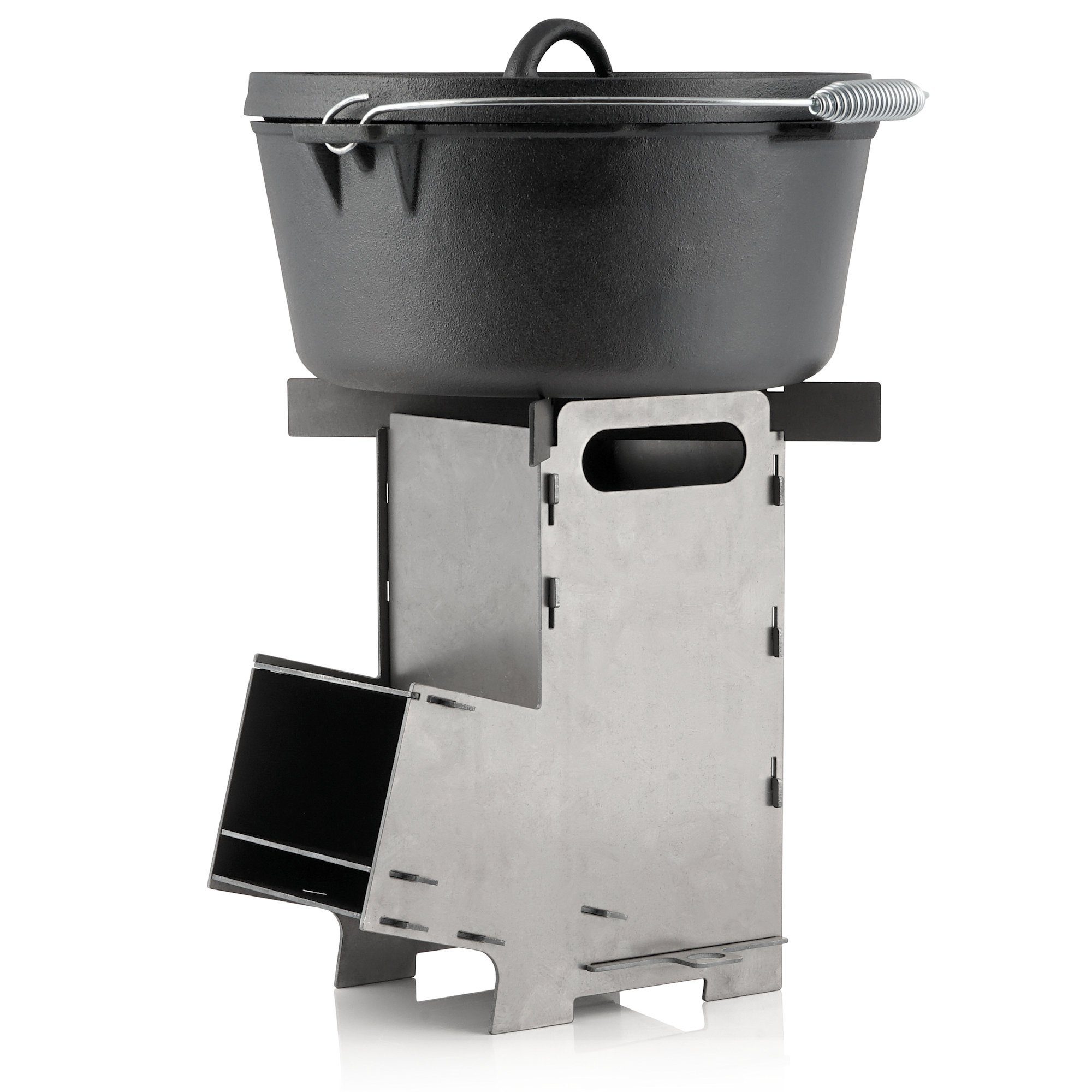 BBQ-Toro Feuerstelle Raketenofen RAKETE #5, Rocket Stove Stecksystem