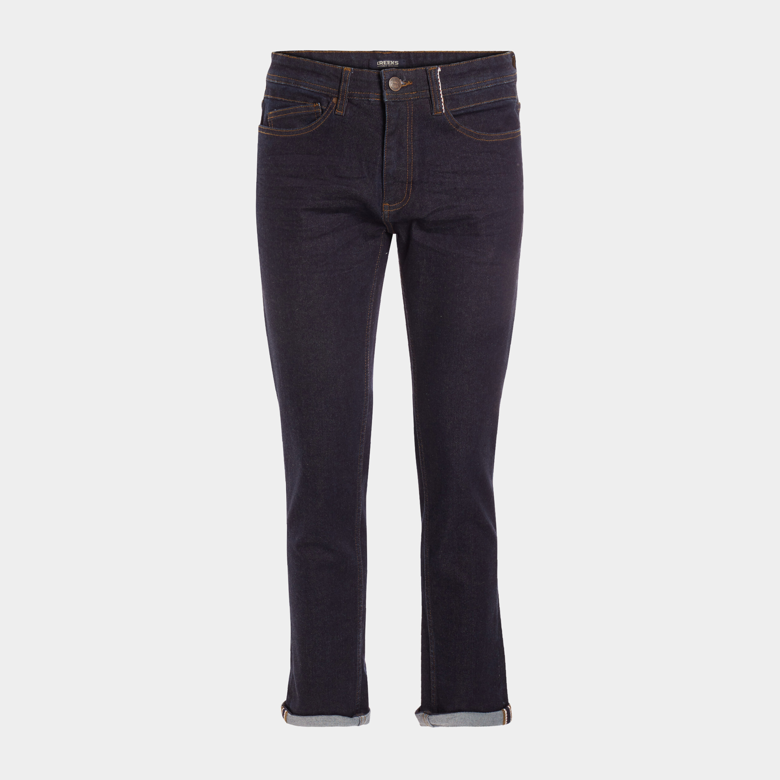 Jeans slim 5 poches denim brut homme | La Halle