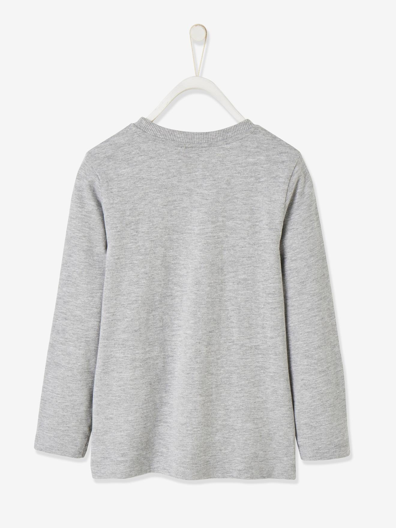 T-shirt Star Wars® garçon motif hologramme gris clair chiné