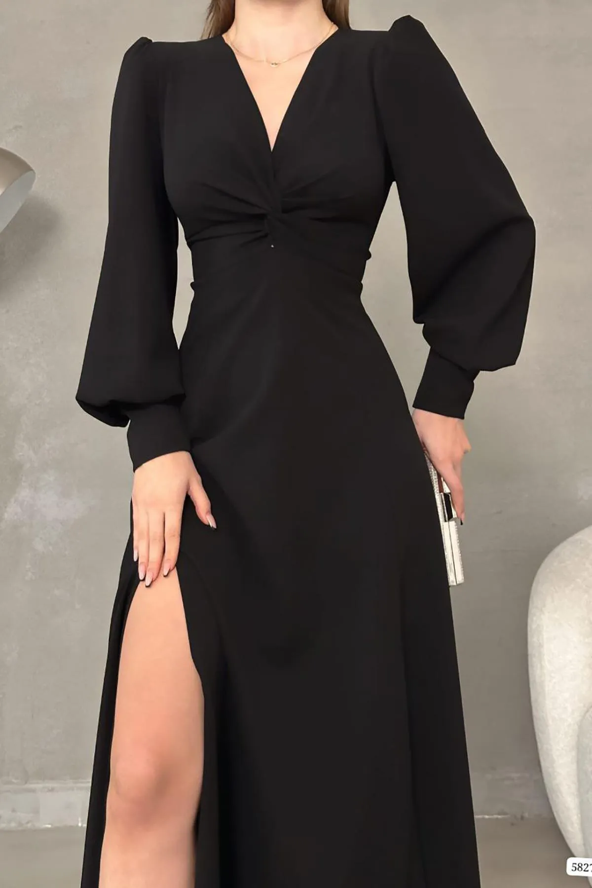 Deafox  Kleid - Schwarz - A-Linie