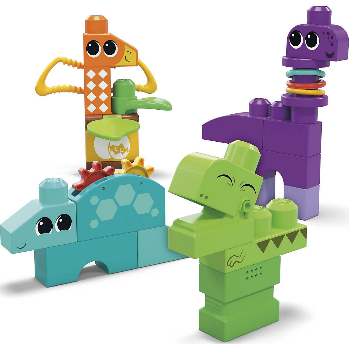 MEGA BLOKS Quietsch- & Kauspaß Dinos