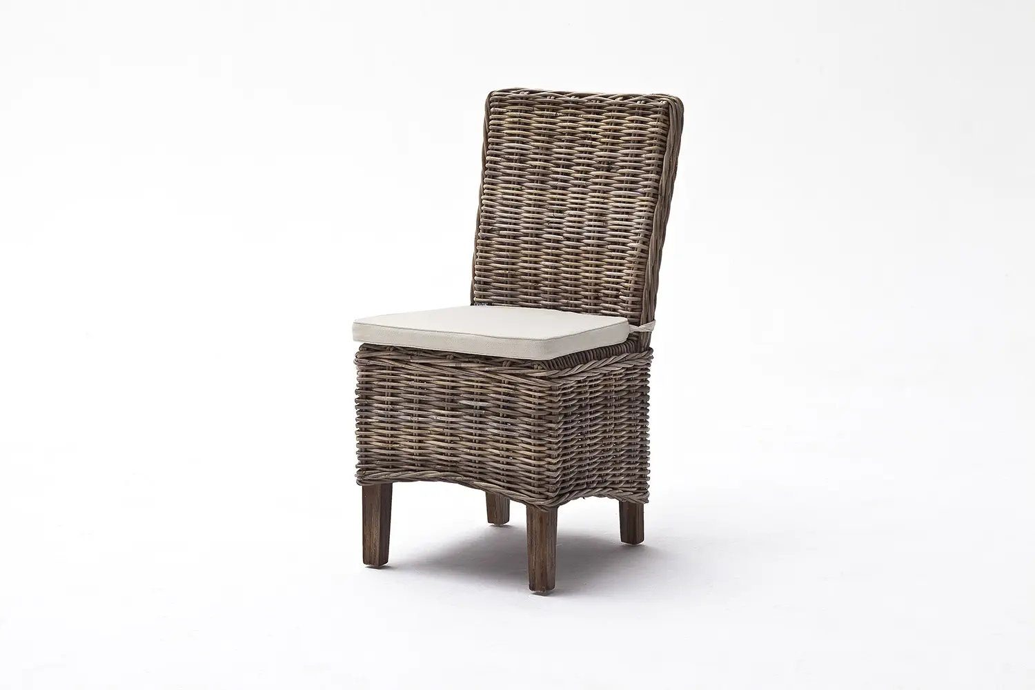 Novasolo Rattanstuhl Wickerworks (2er-Set Stühle, 2 St), Standard Rückenlehne, Morin, Morin Dining Stuhl (2er-Set)