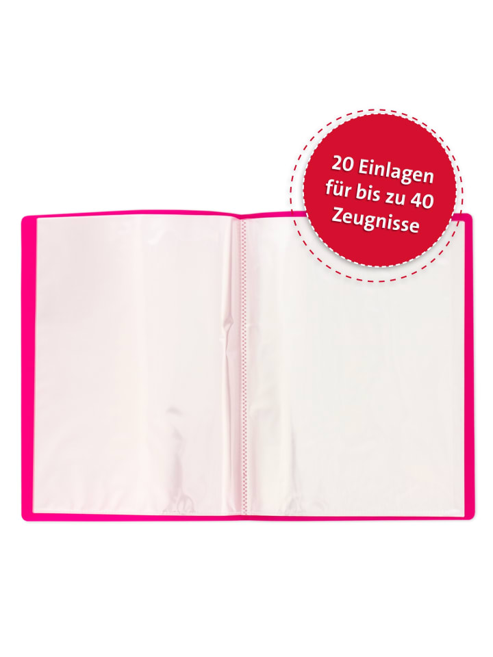 ROTH Zeugnismappe Basic, Magenta in Pink günstig kaufen onesize