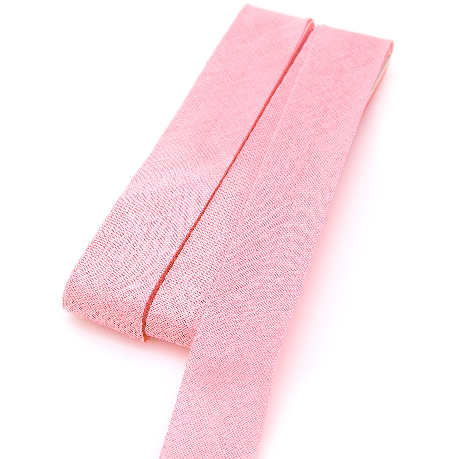 buttinette Baumwoll-Schrägband, rosa, Breite: 2 cm, Länge: 5 m