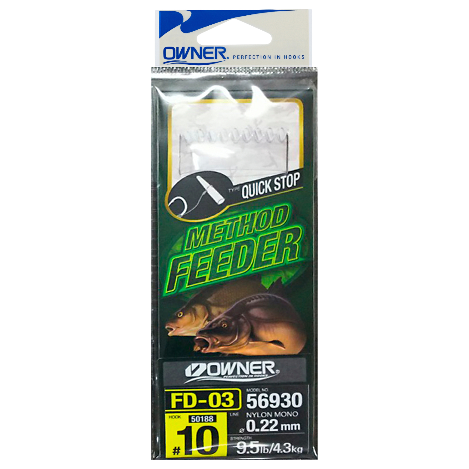 Owner Angelhaken Method Feeder mit Quick-Stop