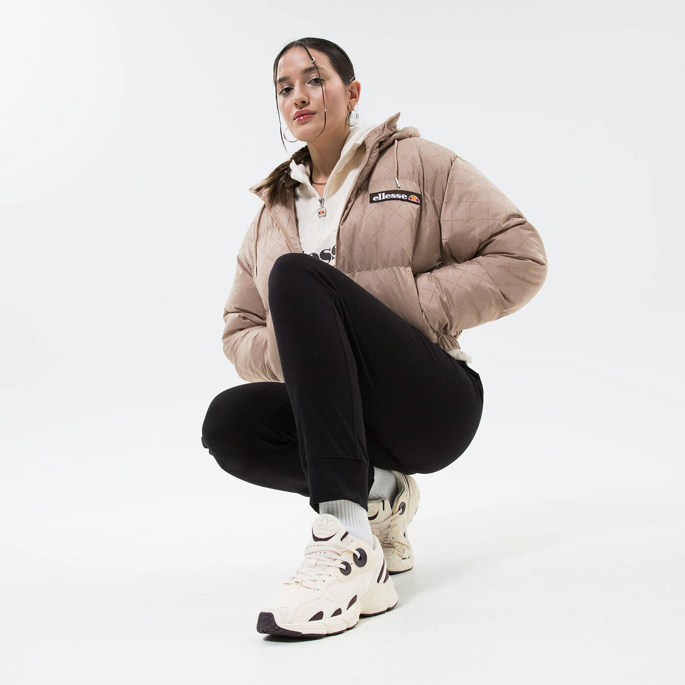 CHAMPION HOSE RIB CUFF PANTS Schwarz
