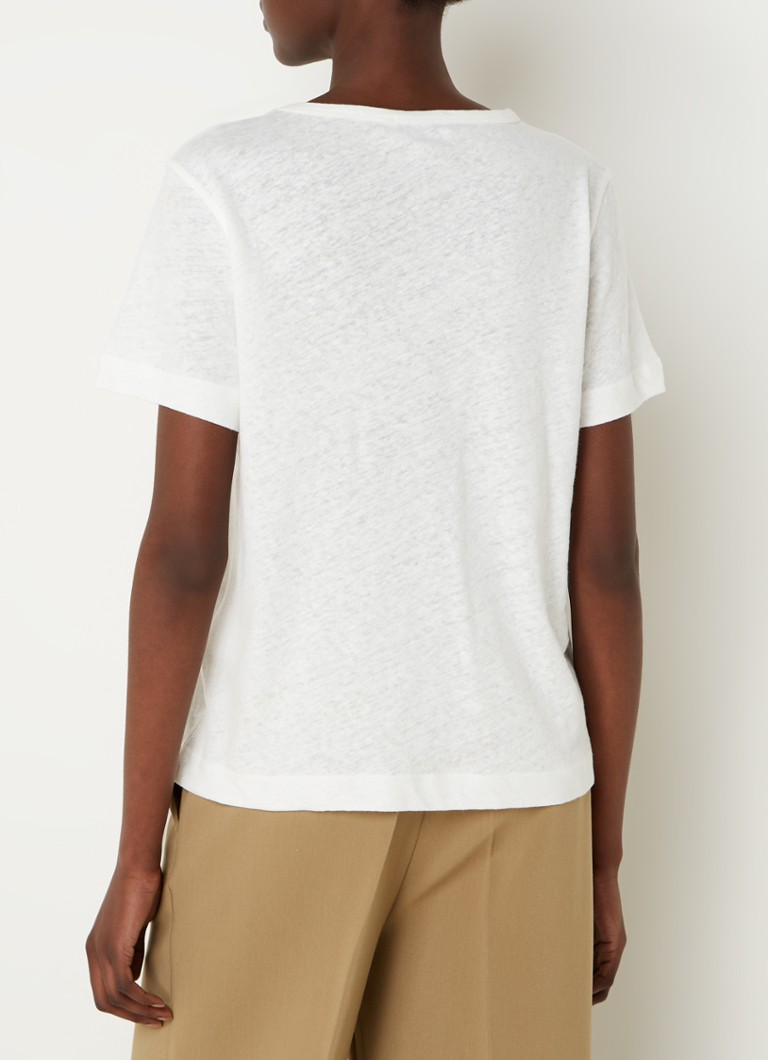 T-shirt Modström Holt in misto lino