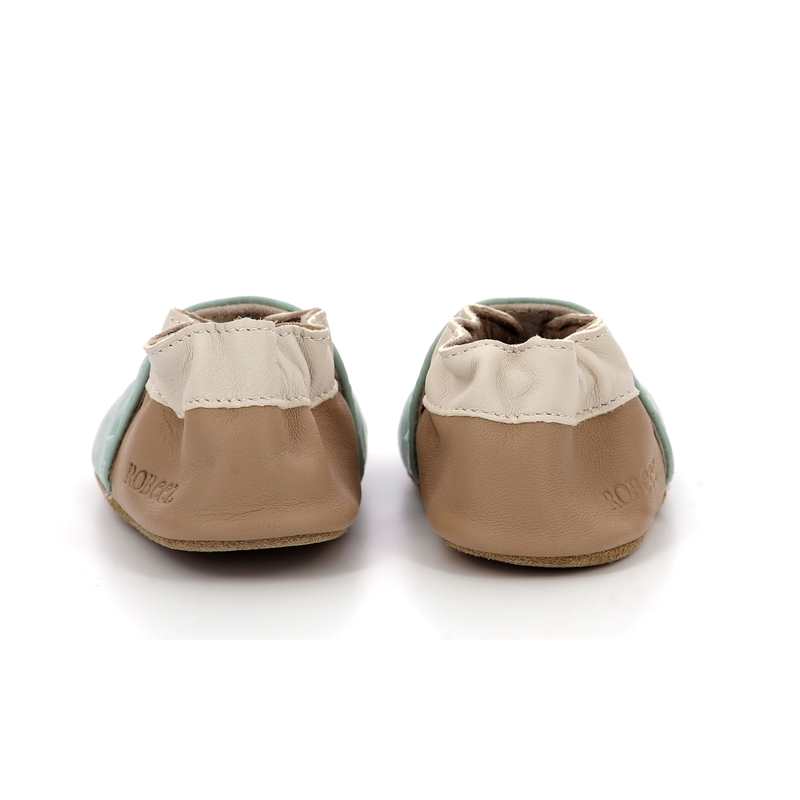 Chaussons cuir tannage vegetal Girafe Hug