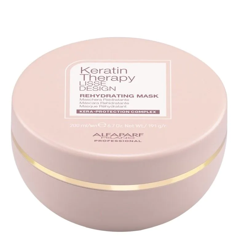 Ενυδατική μάσκα μαλλιών Alfaparf Milano Keratin Therapy Lisse Design