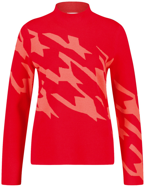 Pullover in Jacquard-Strick