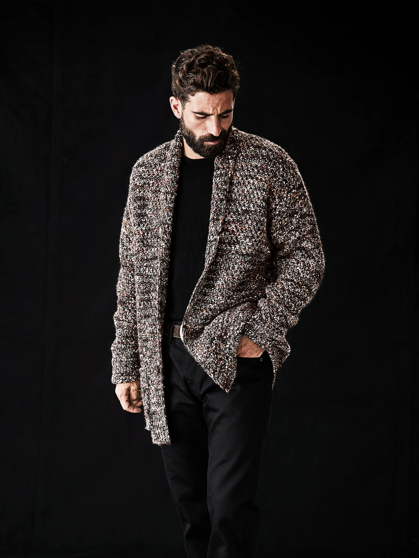 Stadtlichter-Strickjacke