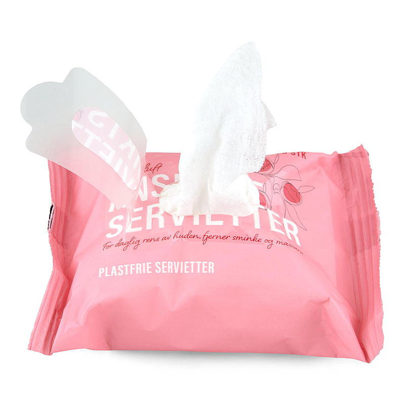 Soft Ansiktsserviett 25-pk lett parfymert