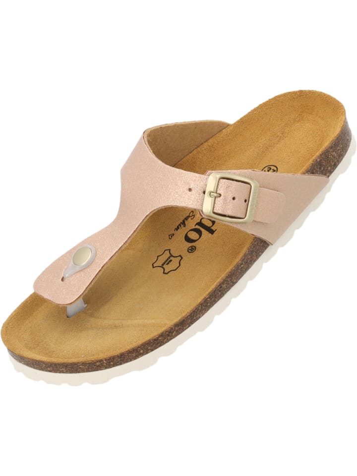 palado Pantoletten in rosa glitzer günstig kaufen