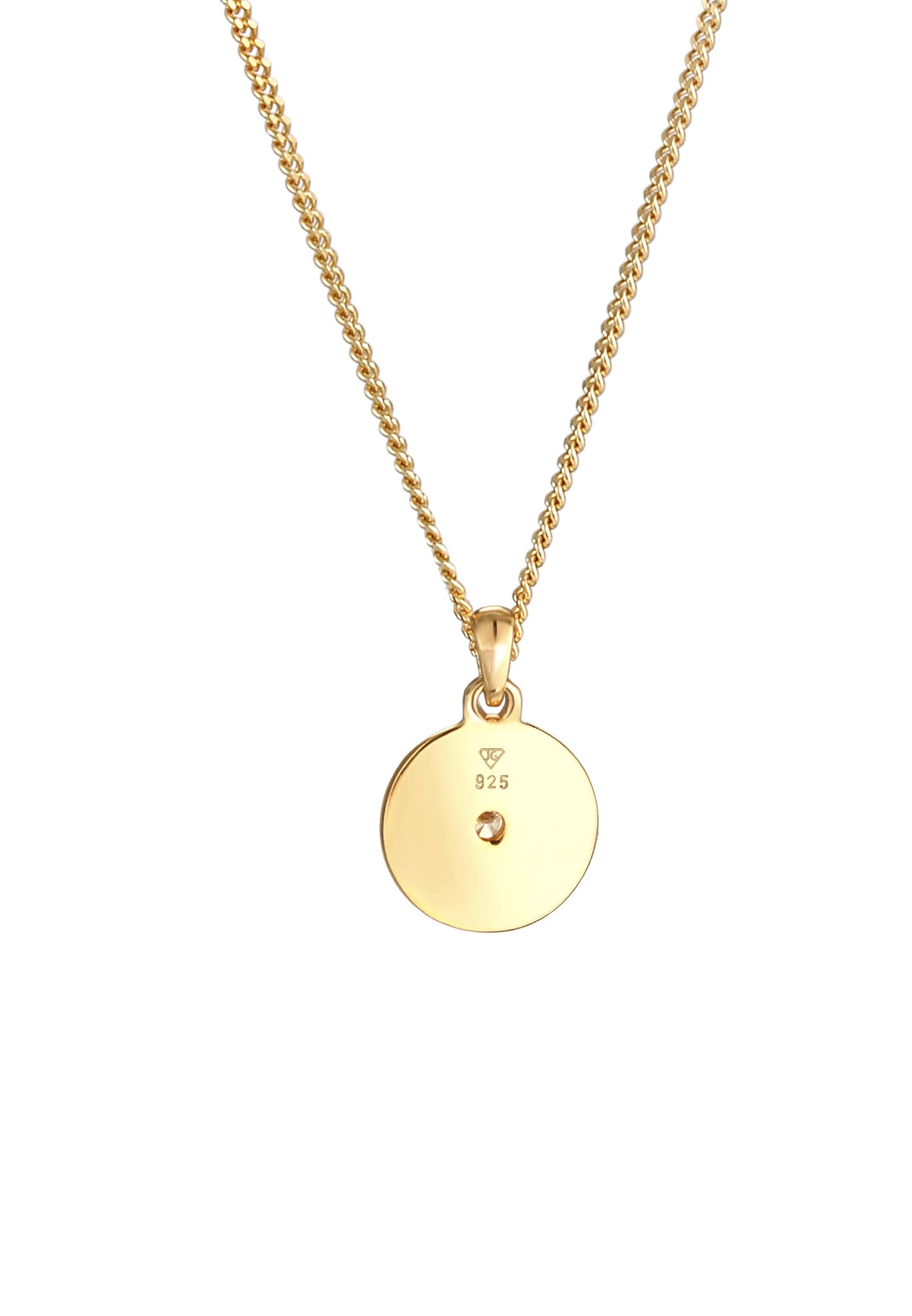 Elli Star Damen-Anhänger mit Zirkonia-Kristallen aus 925er Sterlingsilber