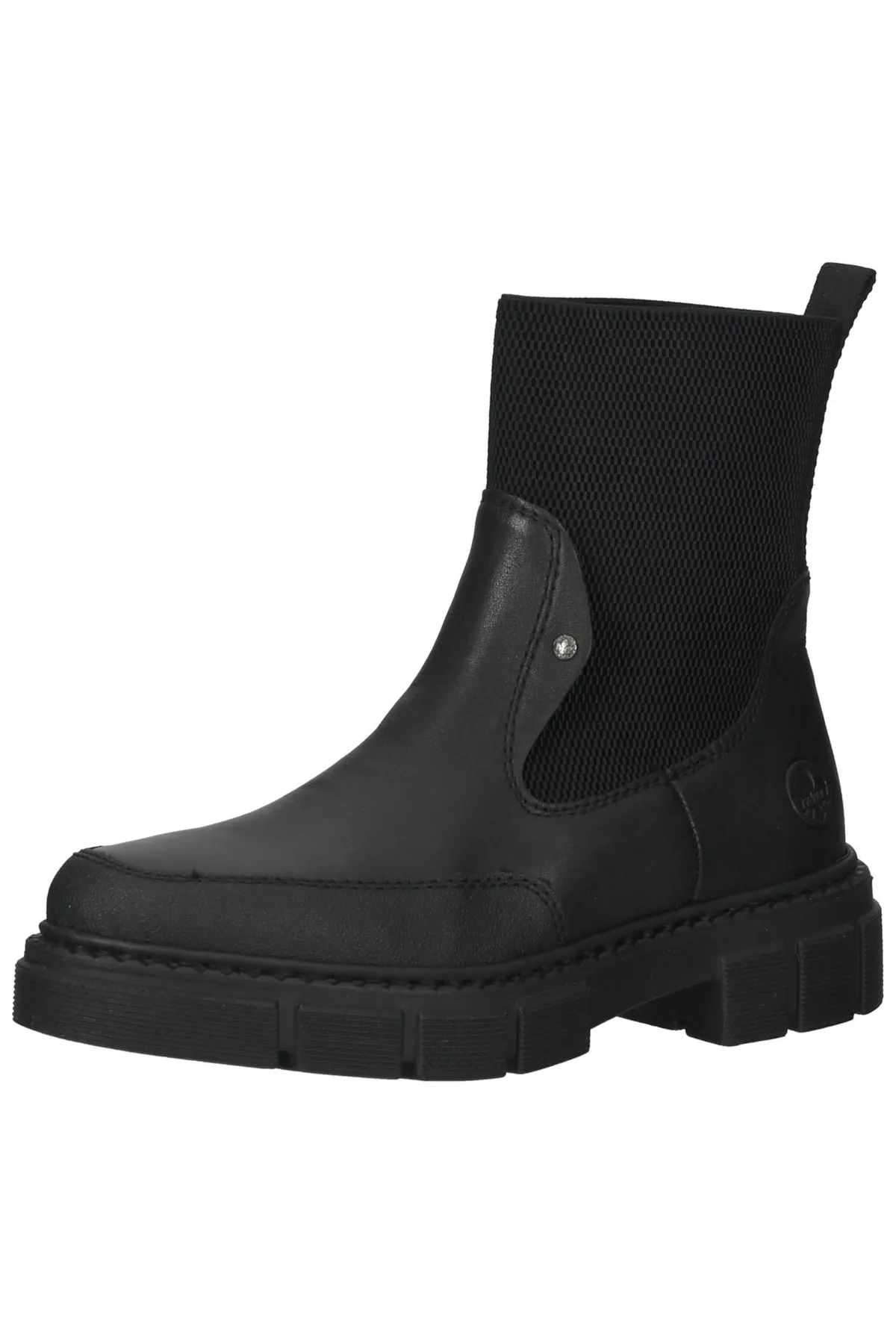 Rieker  Stiefelette - Schwarz - Blockabsatz