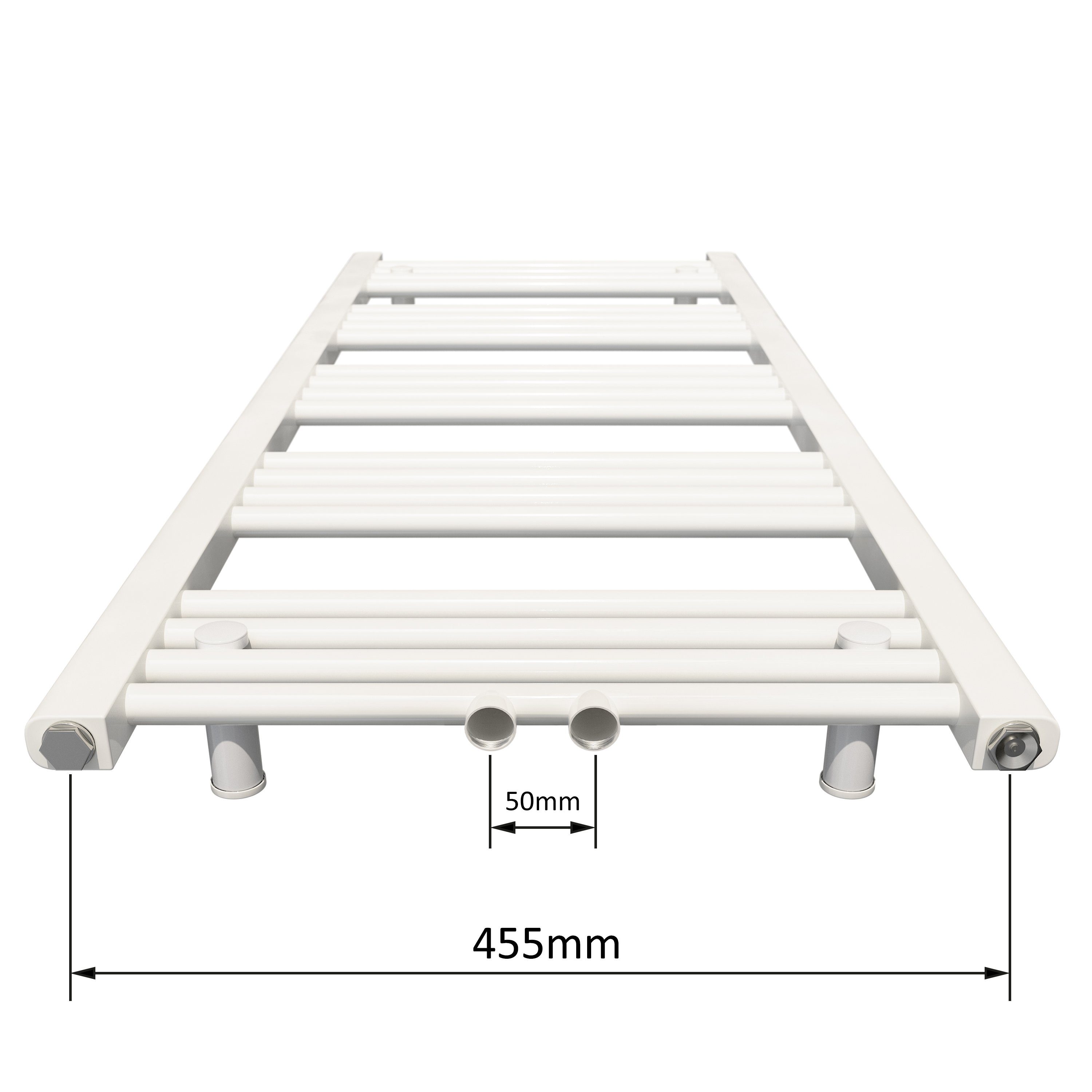 Aquabad® Badheizkörper VIRGO Handtuch Heizkörper Mittelanschluss 50mm, 50x100cm, 352W
