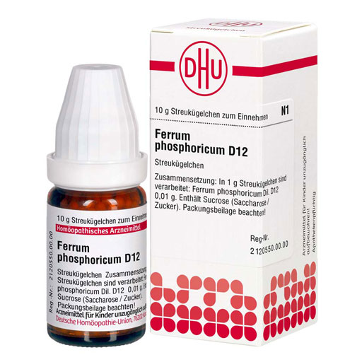 FERRUM PHOSPHORICUM D 12 Globuli  10 g  Globuli