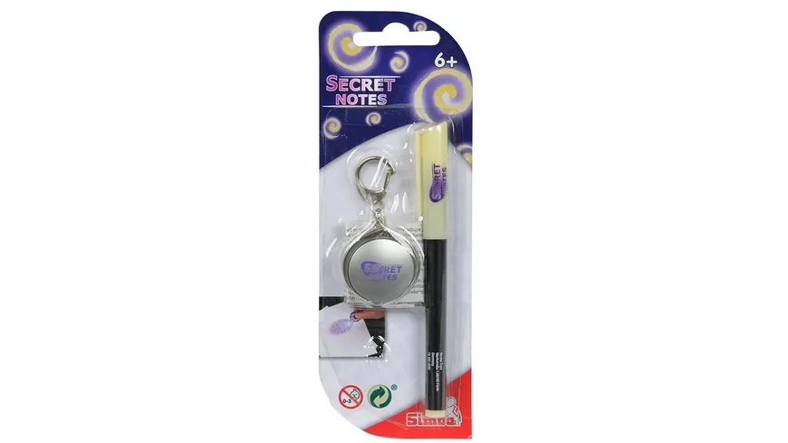 Simba 105954080 - Secret Notes Stift mit UV-Leuchte