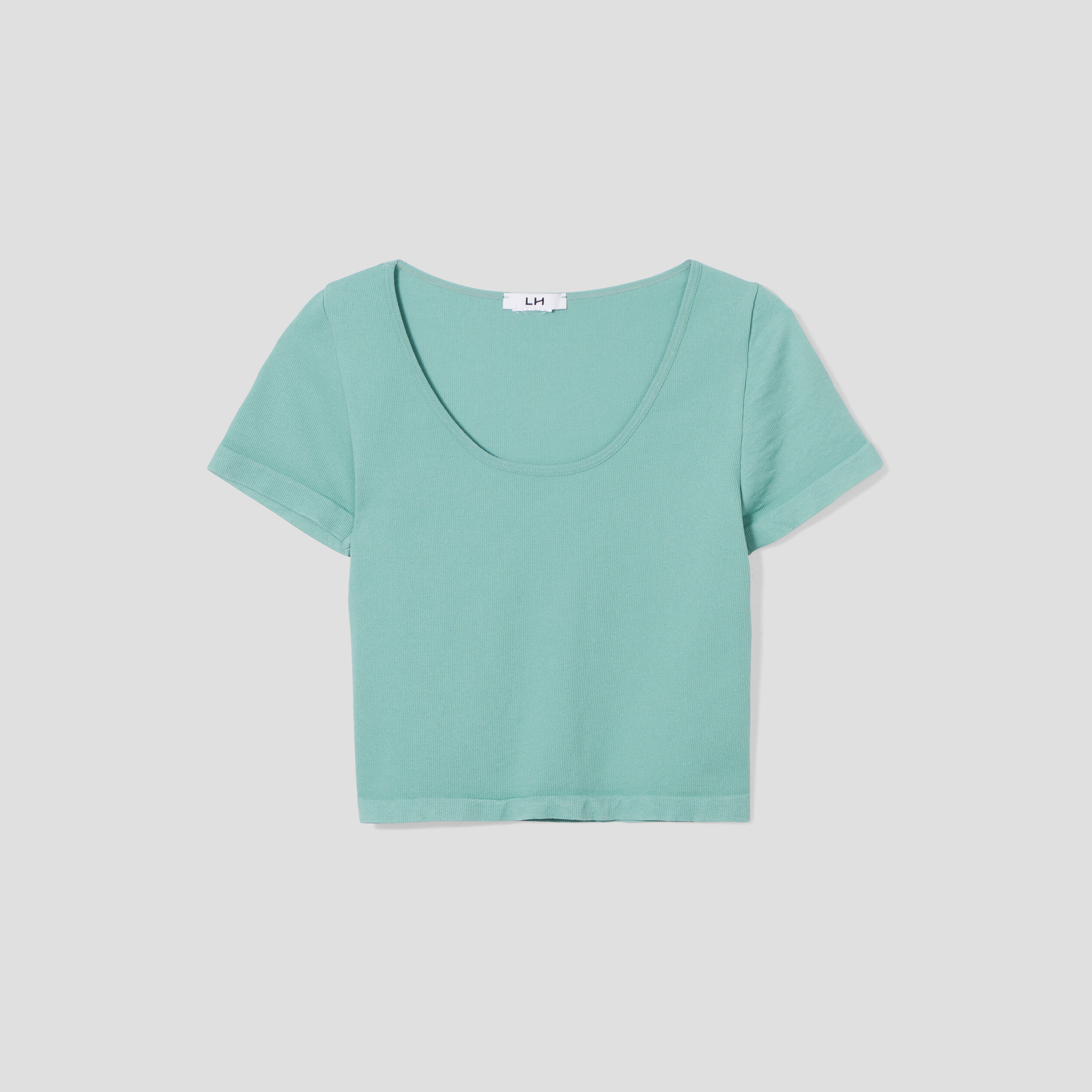 T-shirt manches courtes vert femme | La Halle