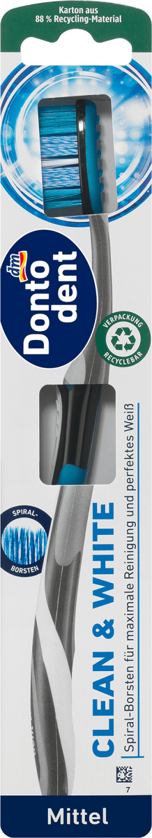 Dontodent Zahnbürste perfect clean & white mittel, 1 St, 1 St