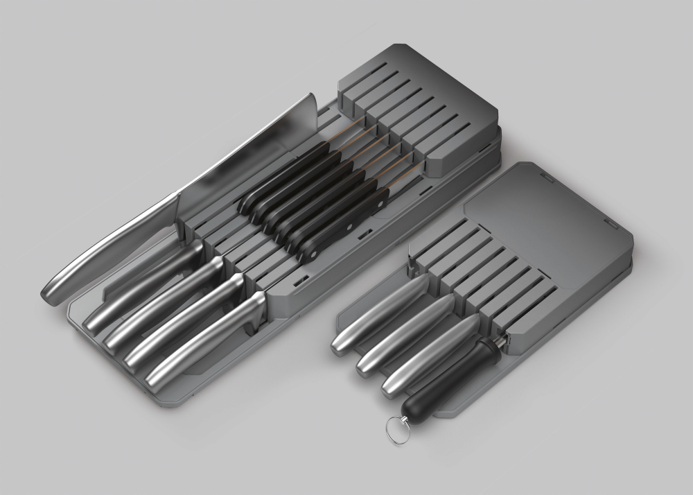 Messer-Organizer Blade-Fit grau