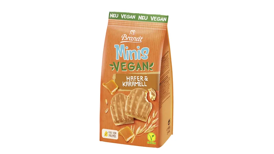 Brandt Minis Vegan Hafer und Karamell Zwieback 85 g