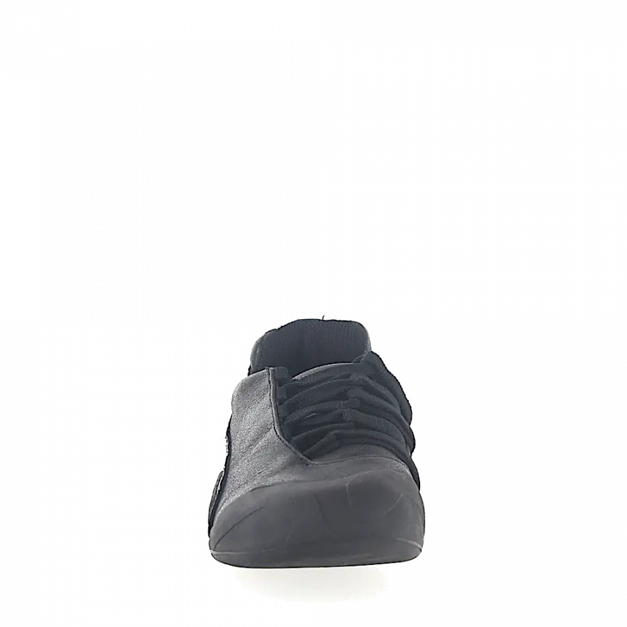 PUMA - Sneaker Glattleder Gummi schwarz - schwarz