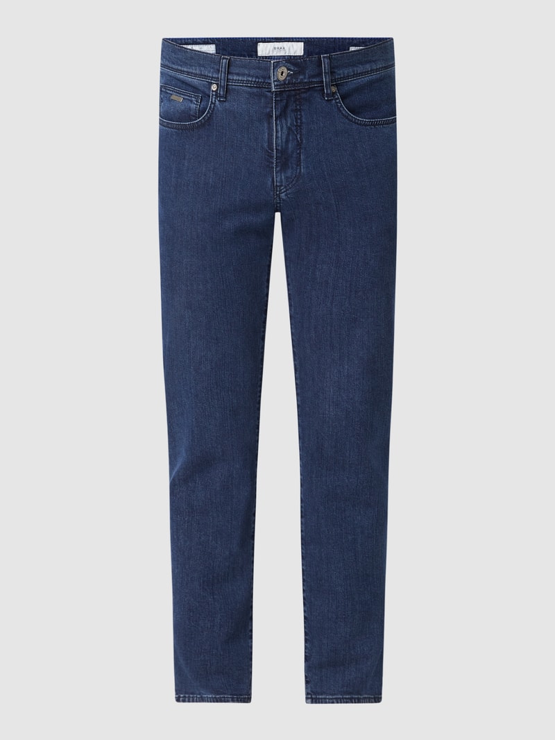 Straight Fit Jeans mit Stretch-Anteil Modell 'Cadiz' in blau