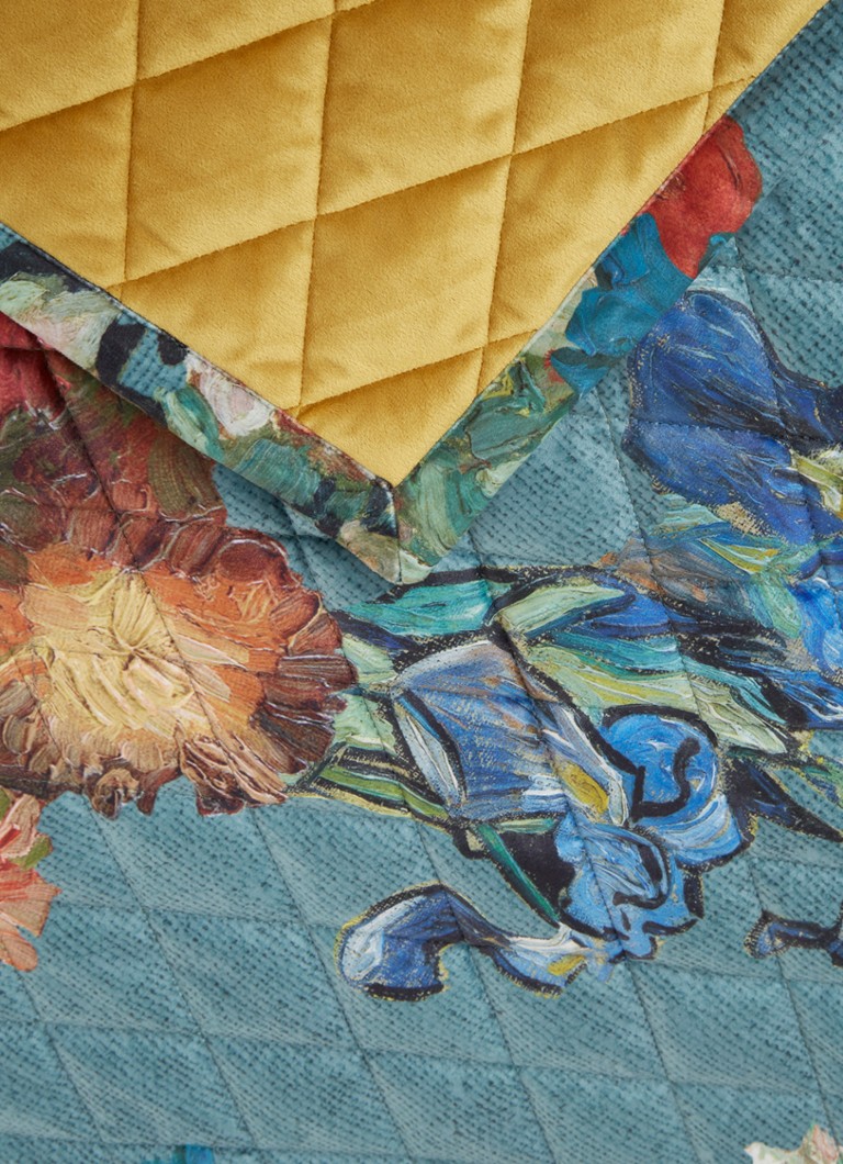 Van Gogh Museum  Partout des Fleurs bedsprei van fluweel