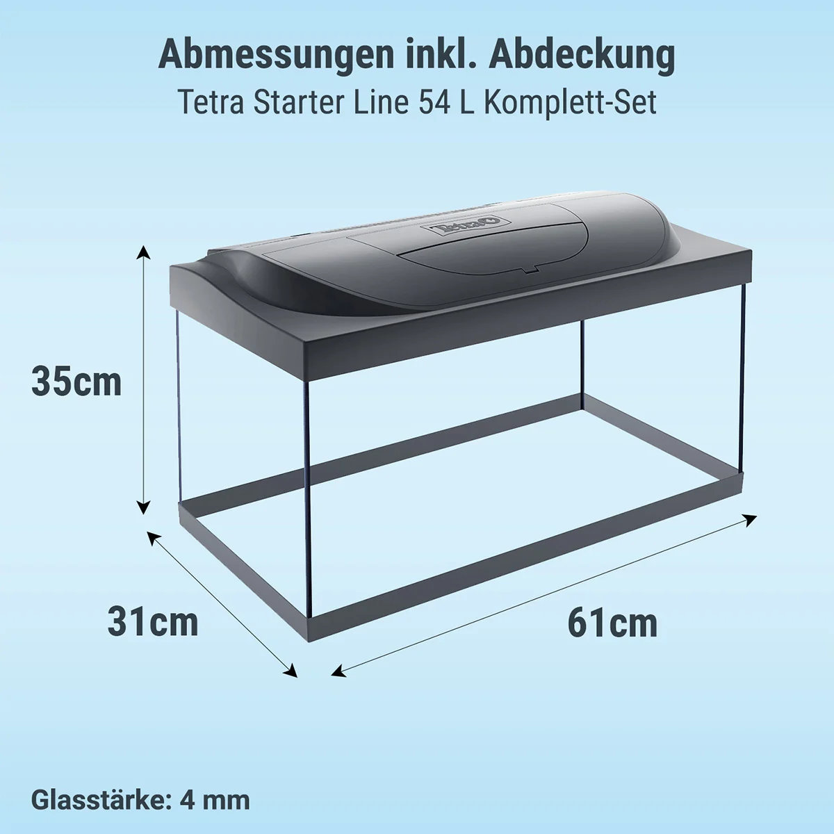 Tetra Starter Line LED Aquarium 54L günstig kaufen