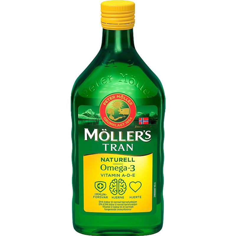 Möller's Möller's Tran 500 ml Naturell