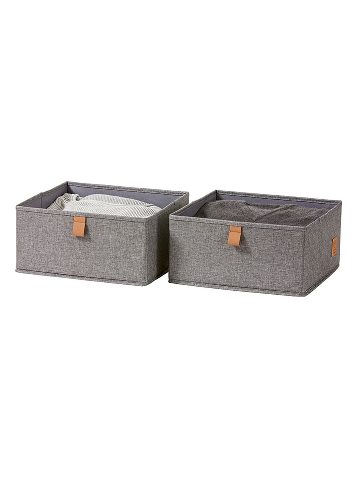 STORE IT 2er-Set: Organizer in Grau - (B)30 x (H)15 x (T)30 cm günstig kaufen onesize