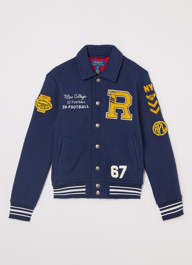 Jachetă de baseball brodată Ralph Lauren