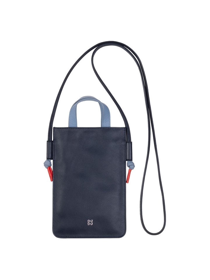 DuDu Faro Handytasche Leder 13 cm in navy günstig kaufen onesize