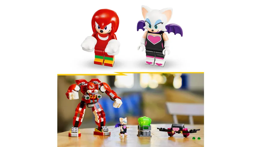 LEGO Sonic the Hedgehog 76996 Knuckles‘ Wächter-Mech, baubare Action-Figur
