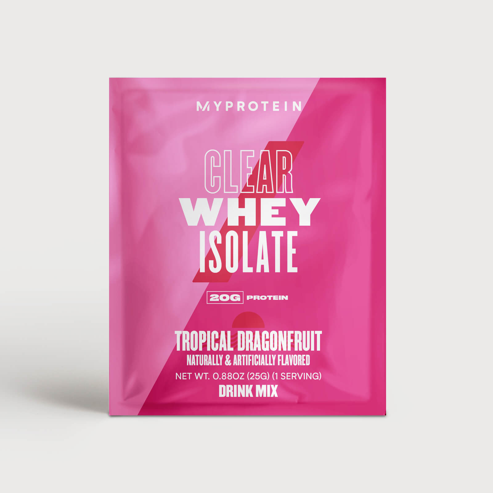 Clear Whey Isolate, Tropical Dragonfruit, 25g