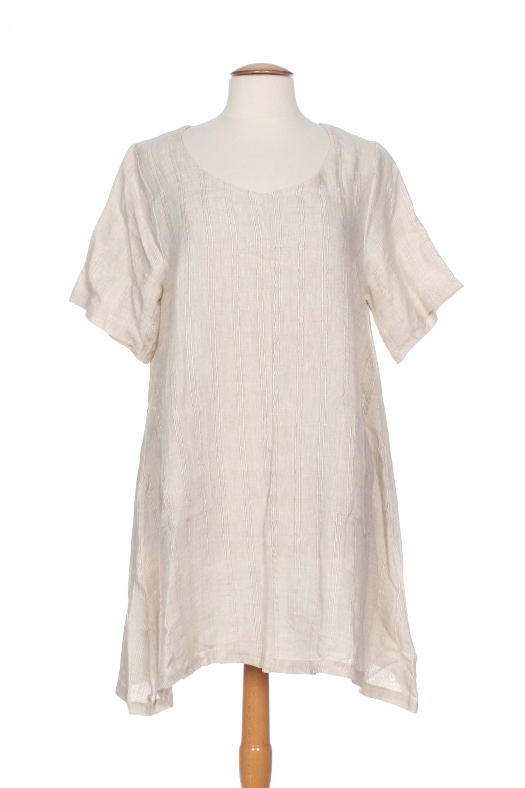 G Oze Tuniquemanchecourte Femme couleur beige