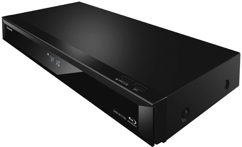 Panasonic DMR-BCT760/5 Blu-ray-Rekorder (4k Ultra HD, LAN (Ethernet), Miracast (Wi-Fi Alliance), WLAN, 4K Upscaling, DVB-C-Tuner, 500 GB Festplatte, mit Twin HD DVB C Tuner)