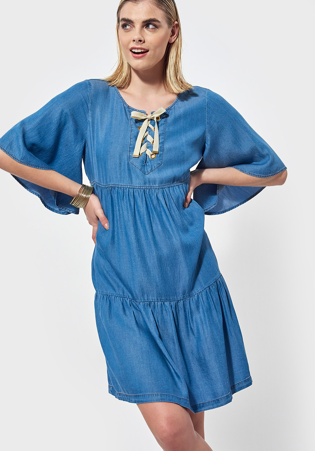 TILAN  Robe loose Femme denim