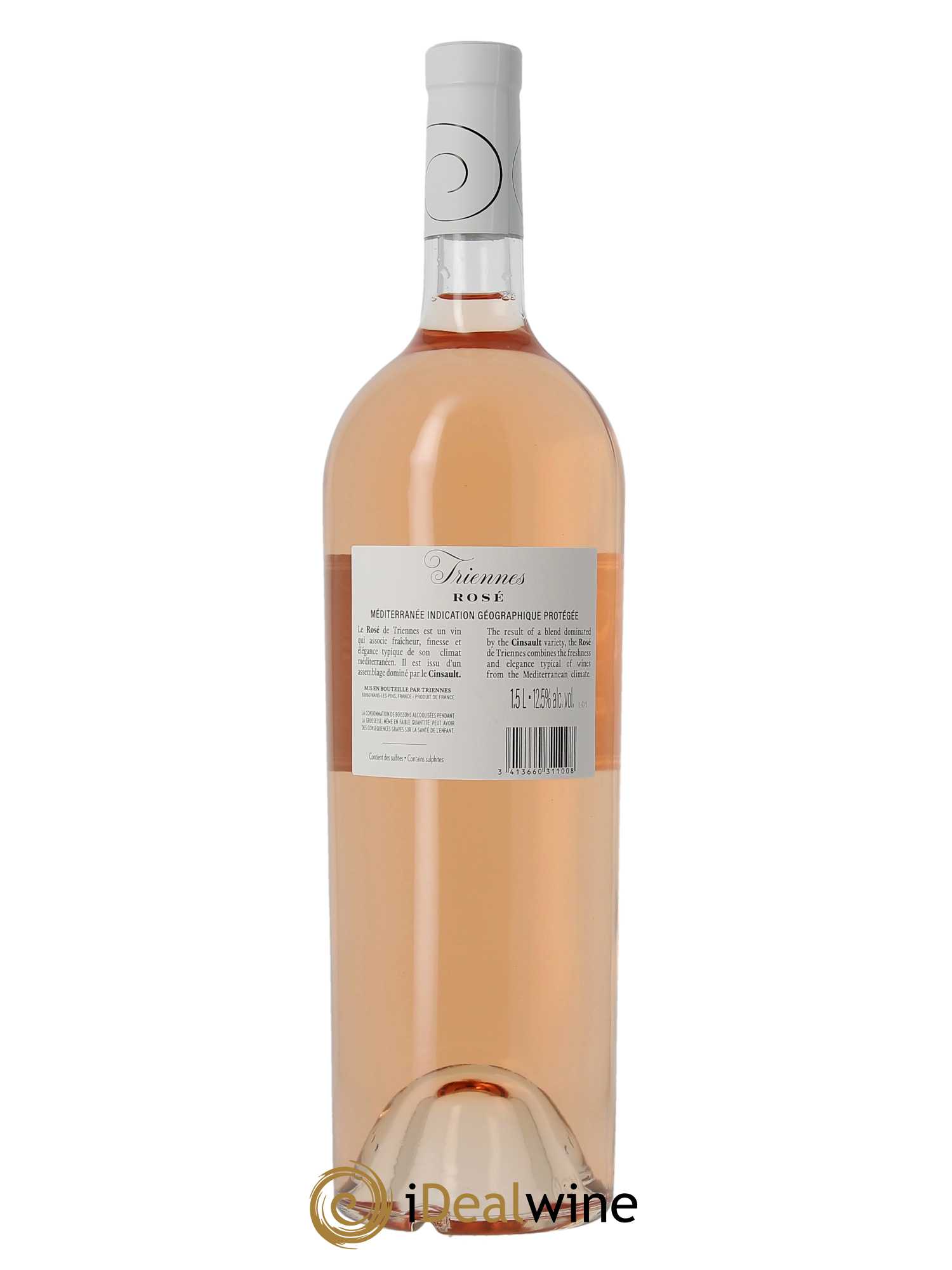 IGP Méditerranée Rosé Triennes (Domaine)  2022 - Lot de 1 Magnum