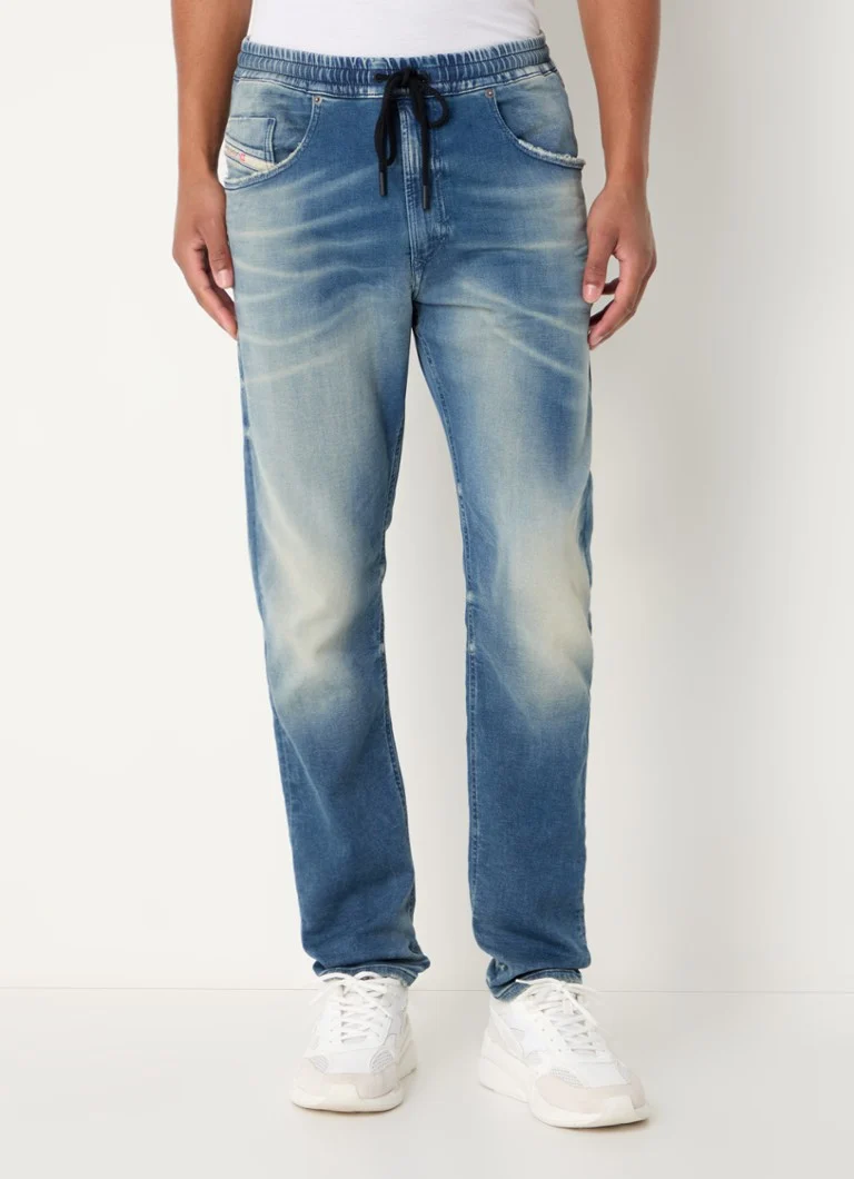 Diesel D-Krooley JoggJeans® tapered jeans with medium wash