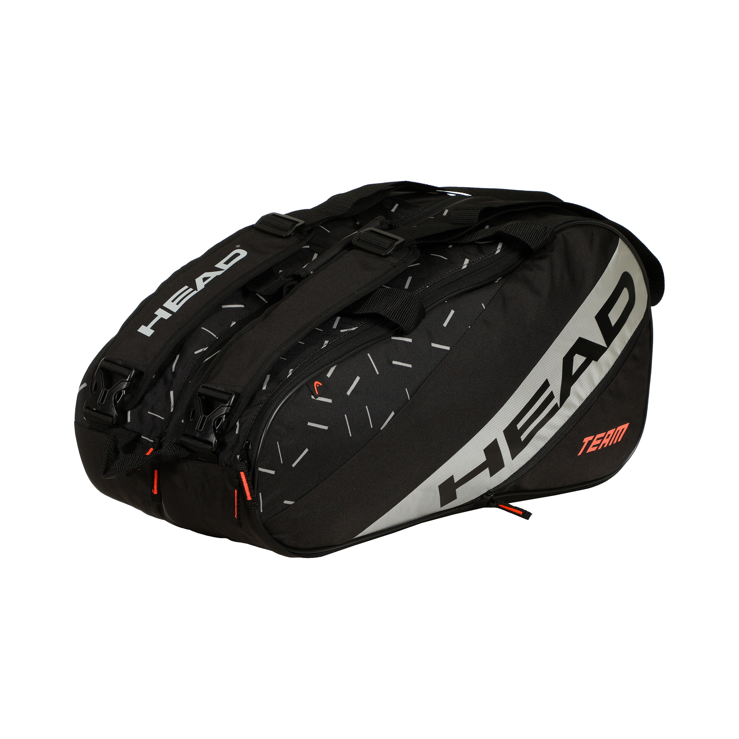 Team Padel Bag L Padelschlägertasche - Schwarz, Silber